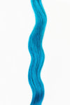 Aqua Blue Real Hair Clip-In